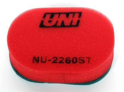 UNI Filter Multi-Stage Competition Air Filters UFI-NU-2260ST Filter, Competition, Foam, Red, Yamaha, Each