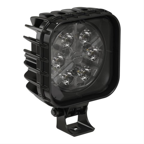 J. W. Speaker 832 LED Auxiliary Lights 1300161 Light, Work Light, LED, Spot Beam, 4 in. Square, Clear, Aluminum, 12-24 V, Each