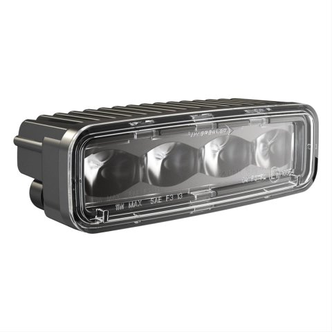 J. W. Speaker 791 LED Work Lights 1603603 Auxiliary Light, DOT/ECE Fog Light, LED, Pedestal/Pendant Mount, 6 x 2 in. Rectangular, Clear, Aluminum, 12 V, Kit