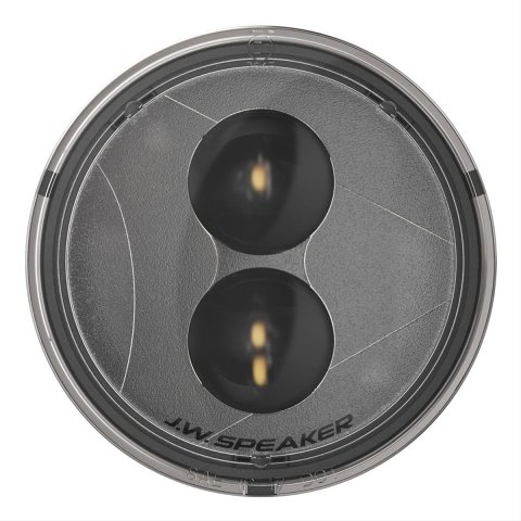 J. W. Speaker 239 J2 Series LED Turn Signals 346493 Signal Indicators, LED, Front, Round, Clear Lens, Jeep, Pair