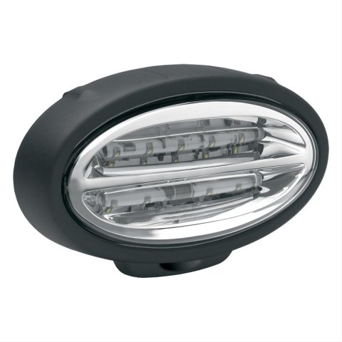 J. W. Speaker 660 LED Work Lights 548521 Auxiliary Light, Light, LED, Flood Beam, Panel Mount, 7 x 3 in. Oval, Clear, Aluminum, 12-24 V, Each