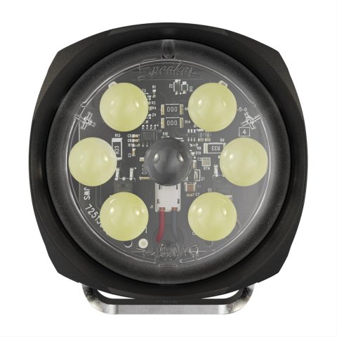 J. W. Speaker 4418 LED Work Lights 555001 Auxiliary Light, Light, LED, Flood Beam, 3.5 in. Square, Clear, Aluminum, 12 V, Each