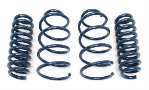 Dinan Performance Spring Sets D100-0929 Coil Springs, Sets, Lowered Ride Height, 0.50 in. Lowered Front, 1.00 in. Lowered Rear, Blue, BMW, Set of 4