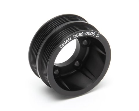 Dinan Underdrive Pulley Kits D560-0004 Kits, Kits, Serpentine, Performance Ratio, Crankshaft Pulley, Aluminum, Black, Belt, BMW, 4.0L, Each