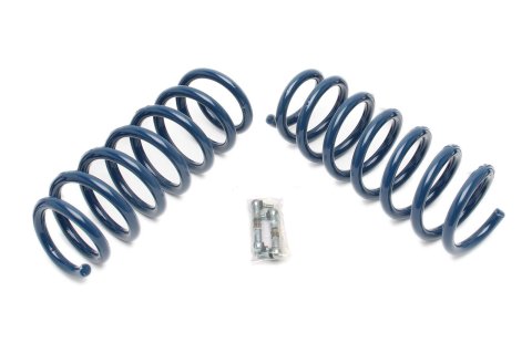 Dinan Performance Spring Sets for 2010-2014 X5, X6 - D100-0915 Coil Springs, Sets, Front Springs Only, 0.75 in. Lowered Ride Height Front and Rear, Adjustable Rear Shock Mounts, Blue, BMW, Pair