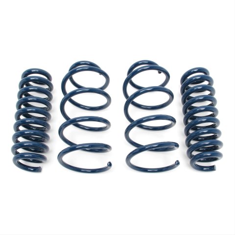 Dinan Performance Spring Sets D100-0497 Coil Springs, Sets, Lowered Ride Height, Front and Rear, 0.50 in. Lowered Front, 0.00 in. Lowered Rear, Blue, BMW, Set of 4