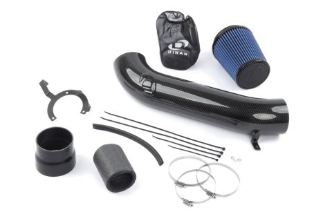 Dinan High-Flow Air Intake Systems D760-0620A Cold Intake, High Flow, Carbon Fiber Tube, Blue Filter, BMW, E39, 540i, Kit