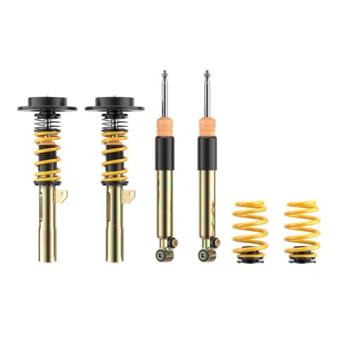 ST Suspensions XTA Plus 3 Coilover Kits 18202208AT Kit, 3, Front/Rear, Twin Tube, Adjustable, Yellow Spring, Mini, Kit