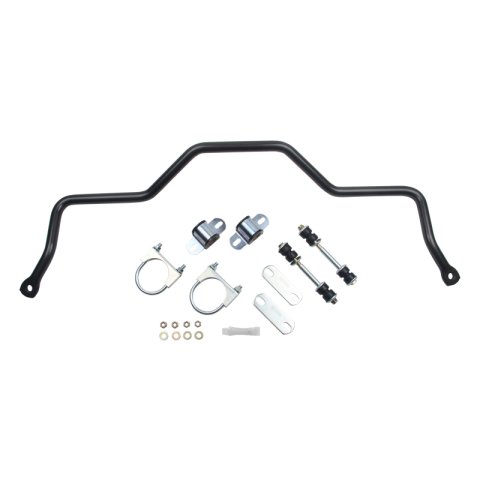 ST Suspensions Rear Sway Bars 51055 Bar, Rear, Solid, Steel, Black Powdercoated, 1 in. Diameter, Chevy, Pontiac, Kit