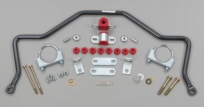 ST Suspensions Rear Sway Bars 51045 Bar, Rear, Solid, Steel, Gray Powdercoated, 7/8 in. Diameter, Chevy, Oldsmobile, Pontiac, Kit