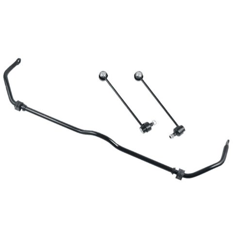 ST Suspensions Sway Bar Sets 52168 Bars, Front and Rear, Solid, Steel, Black Powdercoated, for use on Honda®, Kit
