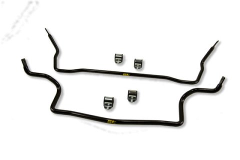 ST Suspensions Sway Bar Sets 52227 Bars, Front and Rear, Solid, Steel, Black Powdercoated, Scion, Kit