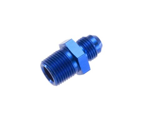 Redhorse Performance 816 Series AN to NPT Adapter Fittings 816-16-16-1 Fitting, Adapter, NPT, Straight, Aluminum, Blue Anodized, -16 AN, 1 in. NPT, Each