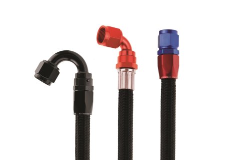 Redhorse Performance 235 Series Black Nylon Braided Hose -6 AN 50 ft. 235-06-50 Hose, Series, Nylon, Black, AN, Length, Each