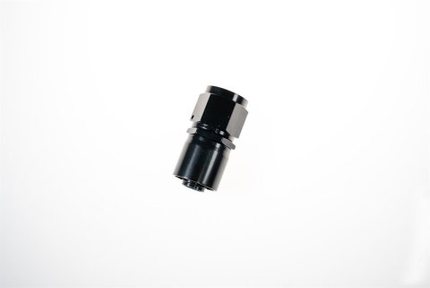 Redhorse Performance 7000 Series Crimp Style Hose End Fittings 7002-08-2 Ends, Ends, Straight, Collar, -8 AN Size, Aluminum, Black, -8 AN Female Threads, Each