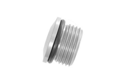 Redhorse Performance 8814 Series Low-Profile AN O-Ring Port Plugs 8814-06-5 Fitting, Plug, -6 O-Ring, Internal Allen, Aluminum, Clear Anodized, Each