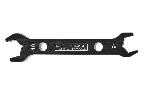 Redhorse Performance 5468 Series AN Wrenches 5468-08-2 Wrenches, Wrenches, Double Open End, Aluminum, Black, -8 Size, -10 Size, Each