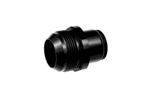Redhorse Performance 4911 Series Water Neck Adapters 4911-16-2 Fitting, Adapter, AN to Male Push-on, Straight, Aluminum, Black Anodized, -16 AN, Each