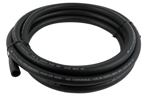 Redhorse Performance 402 Series Push-Lock Hose -10 AN 20 ft. 402-10-20 Hose, Series, Synthetic Rubber, Black, AN, Length, Each