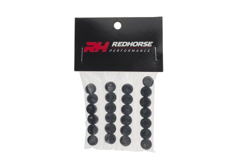 Redhorse Performance 932 Series Pipe Plugs 932-02-25-2 Fitting, Socket Plug, Internal Allen Head, Aluminum, Black Anodized, 1/8 in. NPT, Male Threads, Set of 25