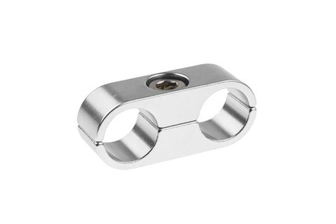 Redhorse Performance 730 Series AN Hose Separators 730-10-12-5 and Line Mounting Clamps, Separators, 2 Capacity, Aluminum, Natural, 0.625 in./0.750 in. O.D., Each
