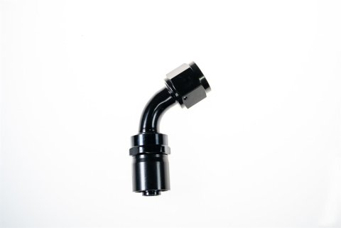 Redhorse Performance 7000 Series Crimp Style Hose End Fittings 7062-06-2 Ends, Ends, 60 degree, Collar, -6 AN Size, Aluminum, Black, -6 AN Female Threads, Each