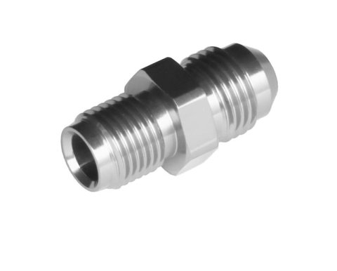 Redhorse Performance 5050 Series Inverted Flare to AN Adapter Fittings 5050-06-5 Fitting, Adapter, Flare, Straight, Aluminum, Clear Anodized, -6 AN, 1/2-20 in. Flare, Each