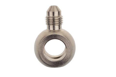 Redhorse Performance 344 Series Banjo Adapters 344-03 Brake Fittings, Adapters, Straight, Steel, Nickel, 7/16 in. Adapter, -3 AN Male Threads, Each