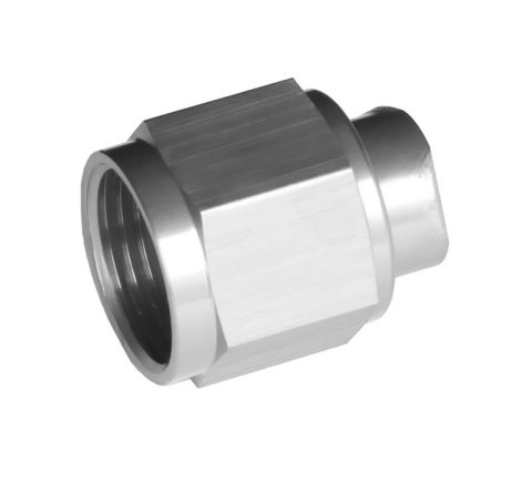 Redhorse Performance 929 Series AN Flare Caps 929-06-5 Fitting, Cap, -6 AN, Aluminum, Clear Anodized, Pair