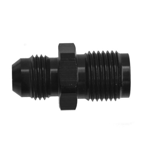 Redhorse Performance 5060 Series Inverted Flare to AN Adapter Fittings 5060-06-2 Fitting, Adapter, Flare, Straight, Aluminum, Black Anodized, -6 AN, 5/8-18 in. Flare, Each