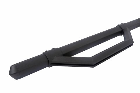 Dee Zee Hex Series Side Step Bars DZ66321TB Bars, Aluminum, Black Textured Powdercoated, Crew Cab, Pair