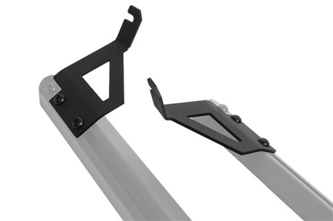 Dee Zee Auxiliary Light Mount Brackets DZ4462JK Brackets, A-pillar, Steel, Black Textured Powdercoated, Jeep, Pair