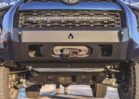 Artec Industries Toyota 4Runner 5G Venture Series Bumpers TY7002 Bumper, Series, Front, Fabricated, 3/16 in. Thick Steel, Natural, Recovery Tabs, Without Lightbar Cutout, Hardware, Toyota, 4Runner, Each