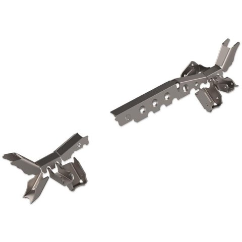 Artec Industries JK APEX Front Axle Ultimate Armor Kits JK4458 Housing Brace, APEX, Armor, Steel, Natural, Stock Track Bar Height, Jeep, Kit