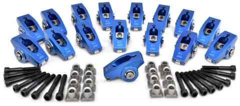 Proform Pedestal Mount Extruded Aluminum Roller Rocker Arms 66879 Arms, Mount, Full Roller, Aluminum, 1.6 Ratio, Ford, 302/351W, Set of 16