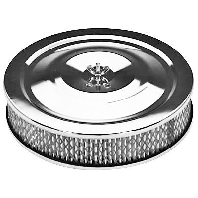 Proform Air Cleaner Kits 66815 Filter Assembly, 9 in. Diameter, Round, Steel, Chrome, 2 in. Filter Height, Each