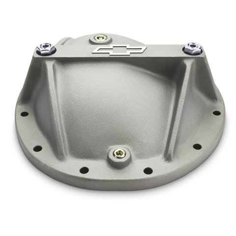 Proform Chevy Bowtie 12 Bolt GM 8.875 Inch Differential Cover 141-699 Cover, Aluminum, Natural, Logo, in.(12-bolt) Passenger Car, Each