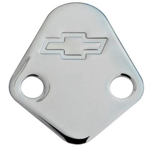 Proform Fuel Pump Block-Off Plates for Chevrolet 141-211 Plate, Steel, Chrome Plated, Chevy, Big Block, Each