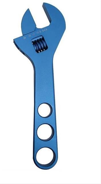 Proform AN Adjustable Wrenches 67728 Wrench, Adjustable, Aluminum, Anodized, -10 to -20 AN, Each