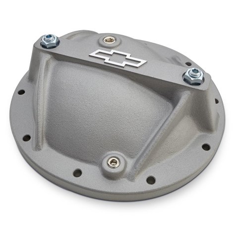 Proform Chevy Bowtie 10 Bolt GM 7.5 Inch Differential Cover 141-694 Cover, Aluminum, Natural, Logo, in. Each