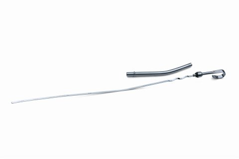 Proform Chrome Engine Oil Dipstick Kits 141-550 with Tube, Engine, Steel, Chrome, Chevy, Small Block, Each