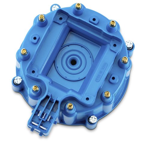 Proform Distributor Cap and Rotor Kits 66947BC Rotor, Blue, Male/HEI, Brass Terminals, Clamp-Down, GM, V8, Kit