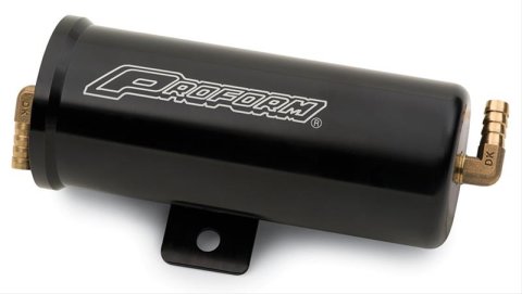 Proform Radiator Overflow Canisters 69527 Canister, Billet Aluminum, Black Anodized, Universal, Each