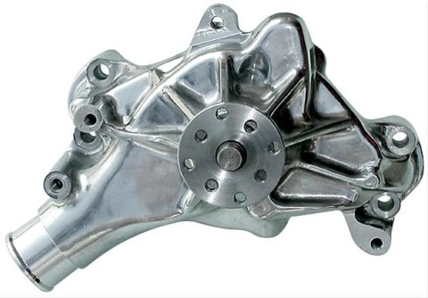 Proform High Flow Mechanical Aluminum Water Pumps 67264 Pump, Mechanical, Long, High-Volume, Aluminum, Polished, Chevy, Small Block, Each