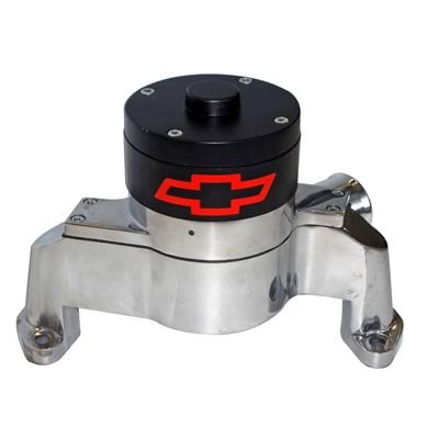 Proform Electric Water Pumps 141-654 Pump, Electric, 35 gpm, Aluminum, Polished, Chevy, Small Block, Each