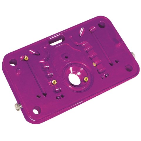 Proform Race Calibration Billet Metering Blocks 67150C Block, Calibration, Primary, Aluminum, Purple Anodized, Holley 4150 Series, Each