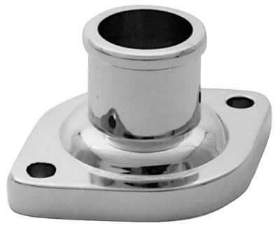 Proform Aluminum Water Necks 66207 Neck, Aluminum, Chrome Plated, Straight Up, Chevy, Big/Small Block/V6, Each