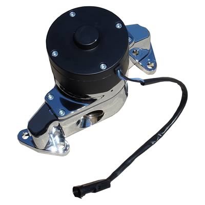Proform Electric Water Pumps 68220C Pump, Electric, 35 gpm, Aluminum, Chrome, Ford, Small Block, Includes Hose Adapter, Each