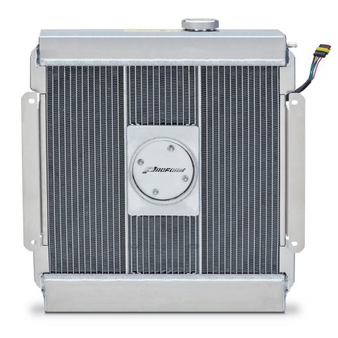 Proform Slim-Fit Radiator Systems 69682.2 Radiators, Systems, Downflow, Aluminum, Natural, Transmission Cooler, Single Fan, Ford, 2.8L, 3.3L, 4.3L, 4.7L, Kit