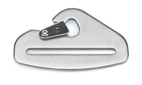RaceQuip Harness Hardware Pieces 700040RQP Racing Components, Snap Hook End Seat Belt Mounting Hardware, Fits 3 in. Belts, Forged Steel, Zinc Plated, Each
